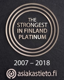Strongest in Finland logo